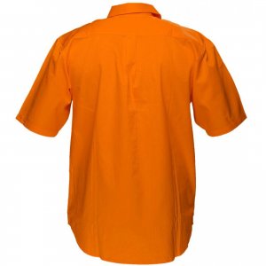 Short Sleeves Industrial Work Shirt Orange